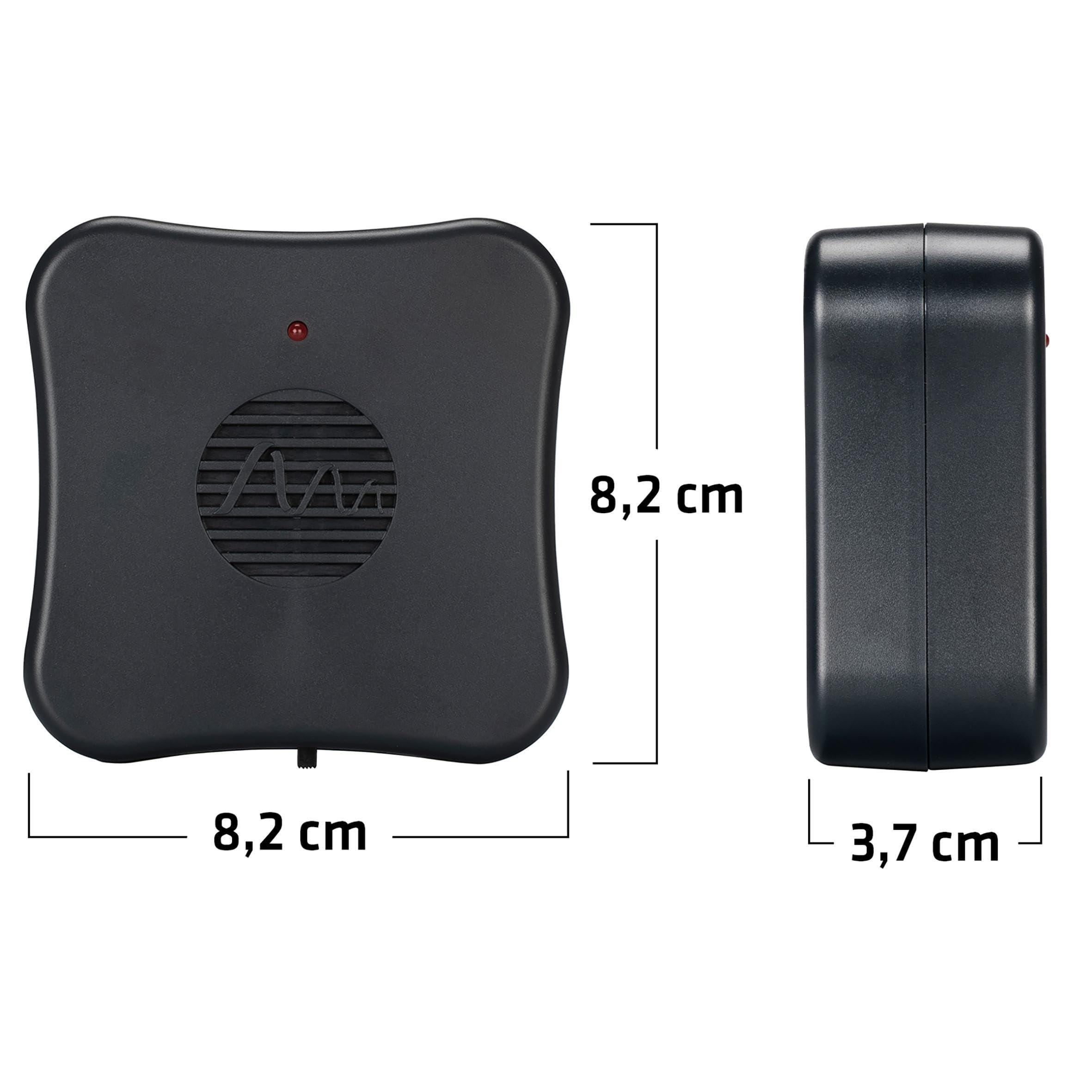 Gardigo® Mäusevertreiber Mobil - 3er Set | Ultraschall Mäuseabwehr gegen Mäuse und Ratten | Mobil einsetzbar durch Batteriebetrieb | Wirkungsbereich bis ca. 40m² | Ratten vertreiben Mäuse vertreiben
