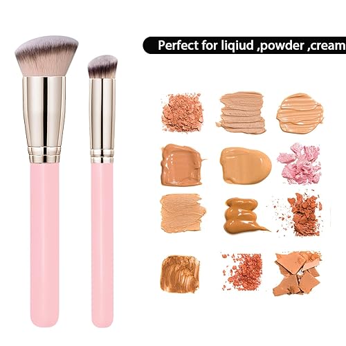 Miniatura 5 de Pro - Brocha de base y corrector impecable, perfectos para cualquier aspecto, cepillo de contorno de cabello de lujo premium perfecto para mezclar