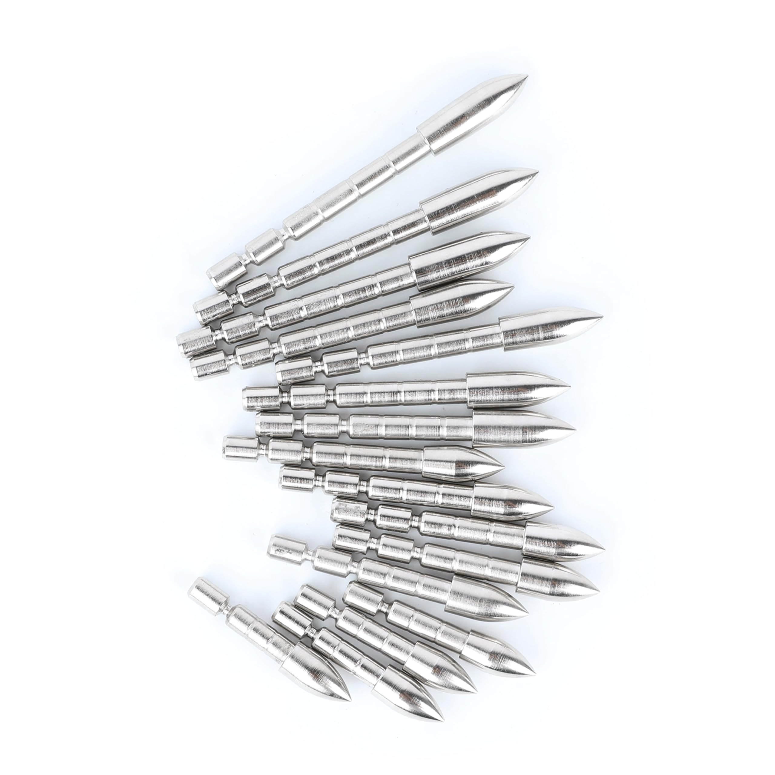 Punte di Freccia inseribili per Il tiro con L'Arco,Punte di Proiettile da 60/80/100/120 grani,Adatte per L'Albero della Freccia da 4,2 mm,36 pz