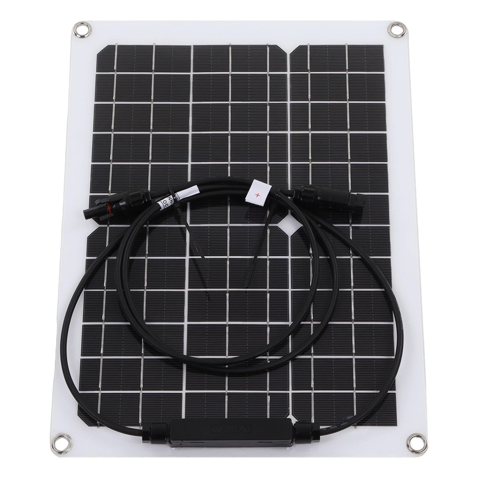 Pannello Solare Flessibile Caricabatteria Monocristallino 15W 12V | Silicio Monocristallino e PET, Si Piega a 30 Gradi, Uso Tenda per Barca , Caricabatteria Al Litio 12V, Impermeabile