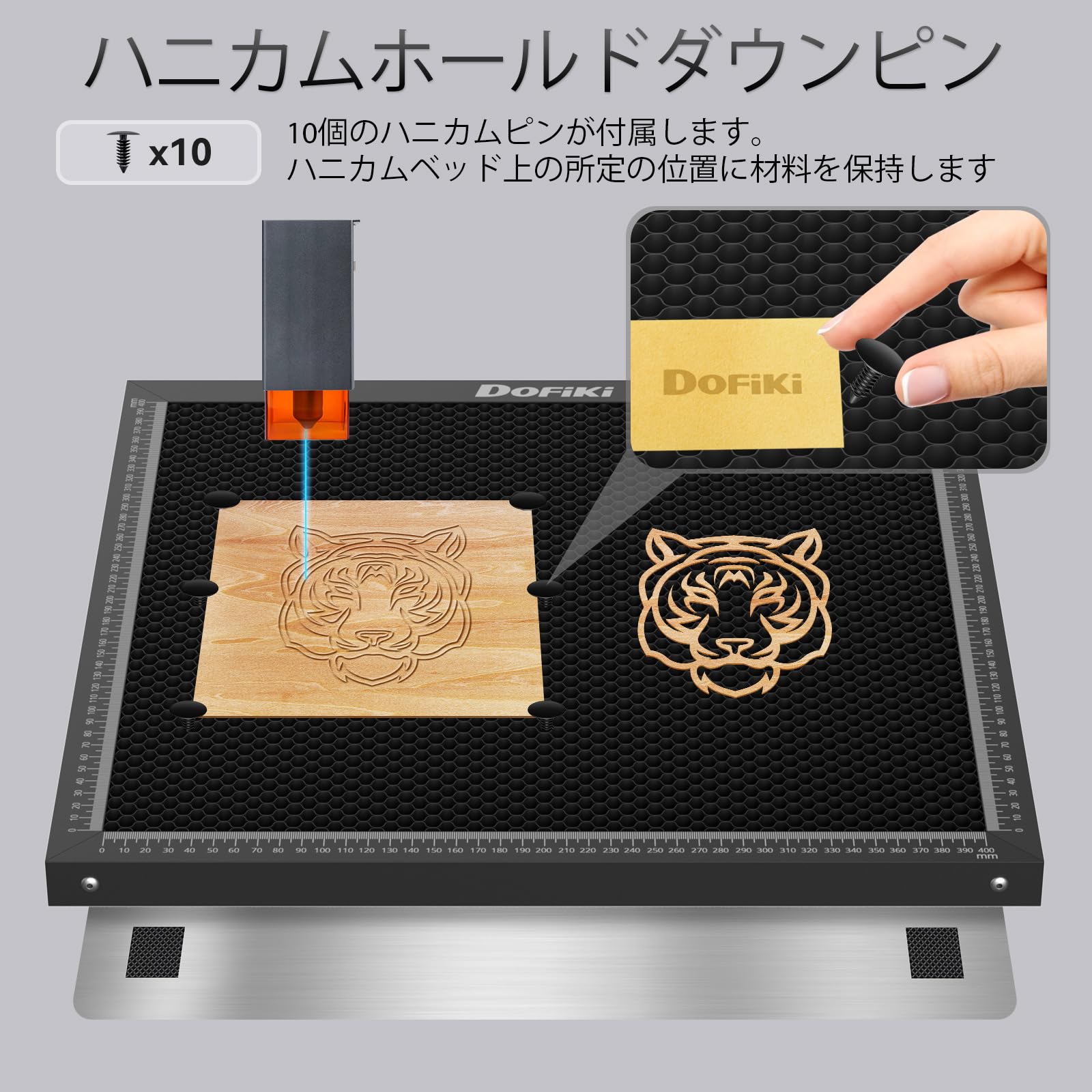 Amazon | Dofiki ハニカムパネル 50 x 50 x 2.2 cm ハニカムレーザー 