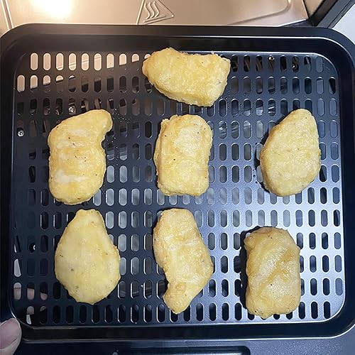 Miniatura 6 de 3 bandejas de cocina para Instant Vortex Plus de 10 cuartos de galón, estante de cocina de malla de repuesto antiadherente para horno Power XL