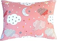 Vista 21 de Funda de almohada de algodón para niños pequeños de 13 x 18 pulgadas, diseño de estrella, funda de almohada de viaje blanca, funda de almohada