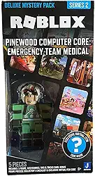 Roblox Boneco Deluxe Mystery Pack Série 1 – Inclui item virtual exclusivo (Escolha o boneco) (Emergência Médica)