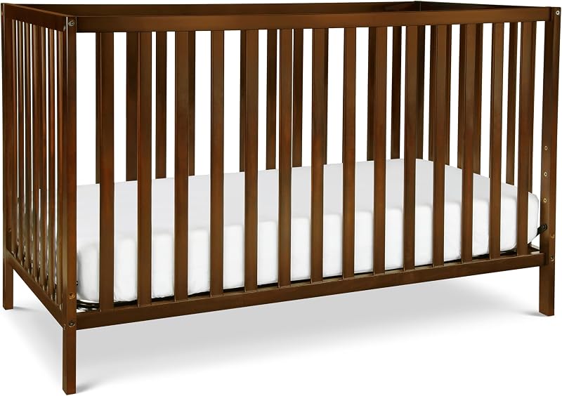 DaVinci Union 4-in-1 Convertible Baby Crib, GREENGUARD Certified, Espresso | Crib Convertible to Toddler Bed, Daybed & Full-Size Bed - 4 Adjustable Mattress Heights - Conversion Kits Sold Separately