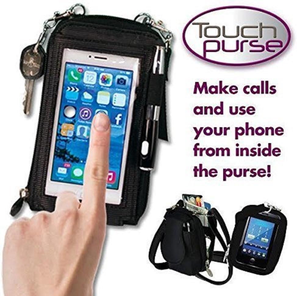 VALAM Plastic Transparent Touch Multicolour Purse Case for Smartphones