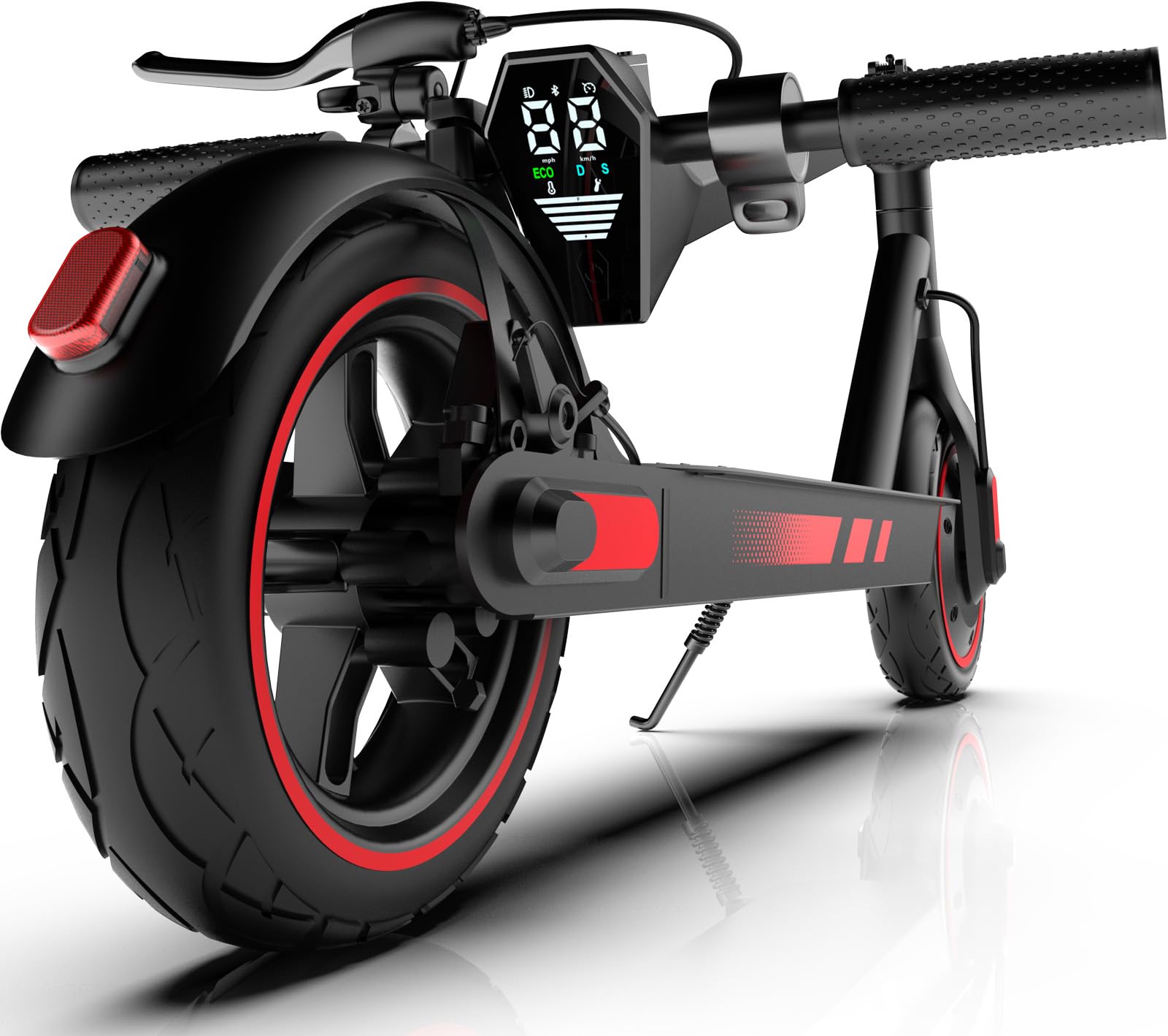 Electric Scooter for Adults Long Range Miles, 500/600W Motor & 10" Vacuum Tires, Foldable Design with Dual Disc Brakes, Smart App Control
