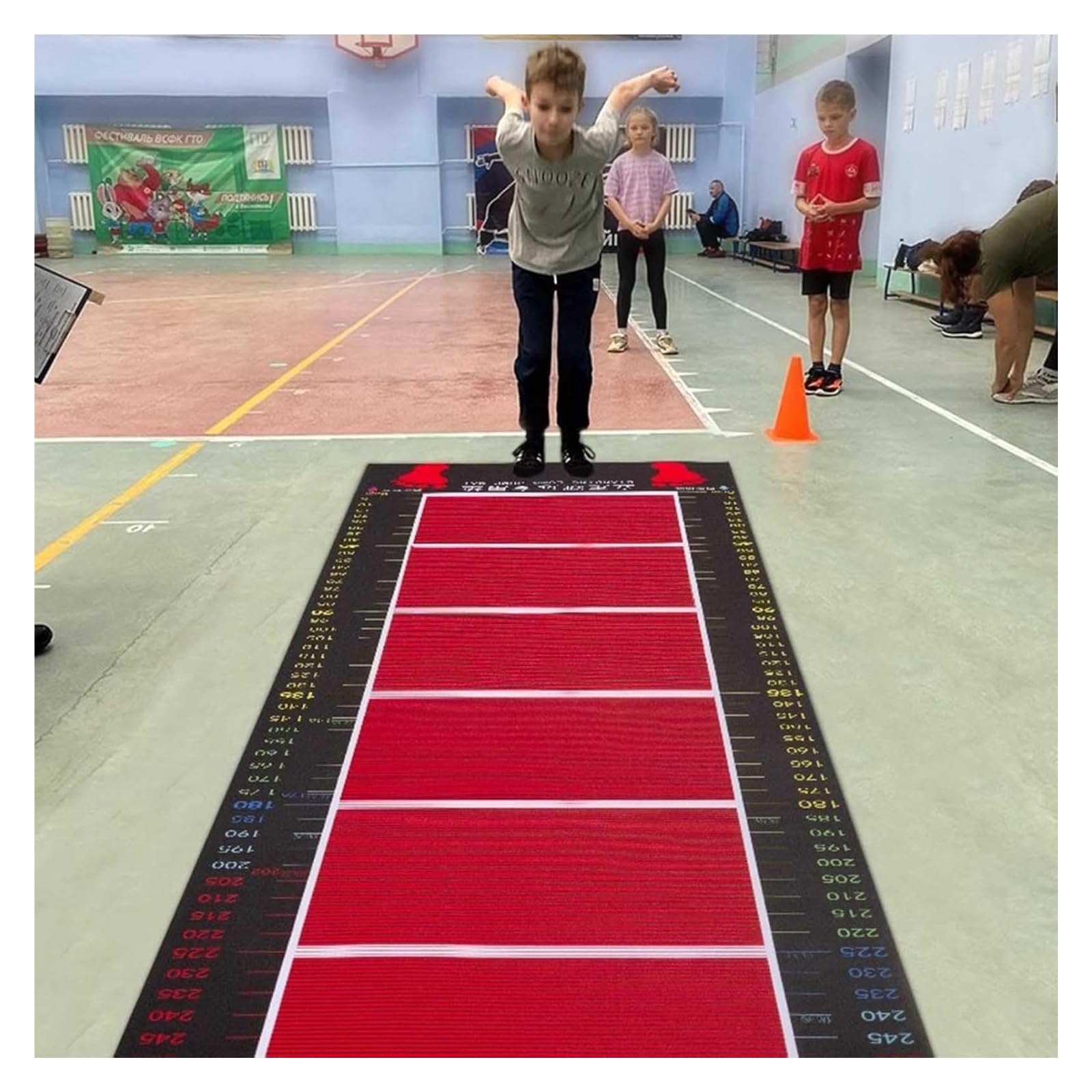 Tapis de saut debout antidérapant pour protéger les articulations - 7