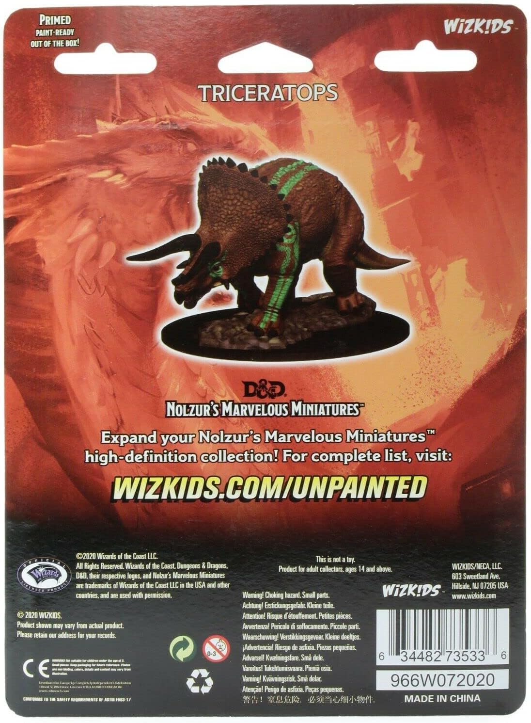D&D Nolzurs Marvelous Unpainted Miniatures: Wave 7: Triceratops
