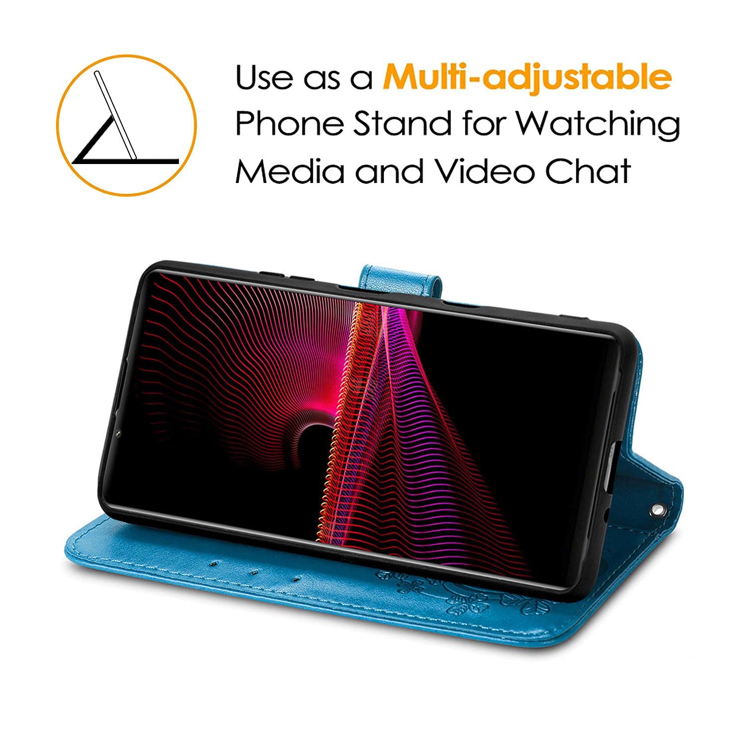 Per Motorola Moto E32 Custodia Sottile Pelle Portafoglio Flip