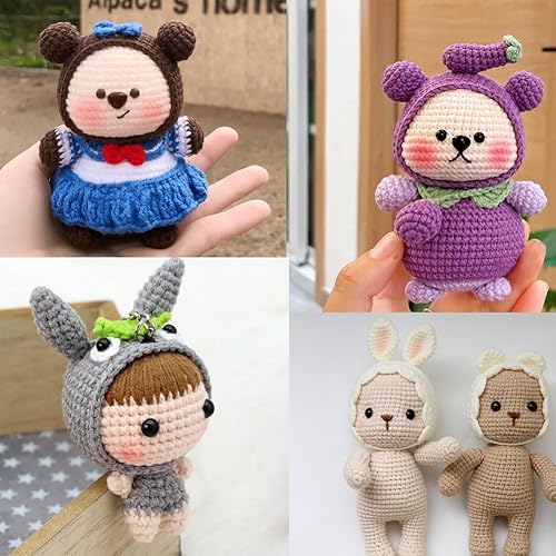 Miniatura 6 de Bestartstore 600 ojos de seguridad de plástico de 0.394 pulgadas para amigurumi, manualidades, juguetes de ganchillo y fabricación de animales de