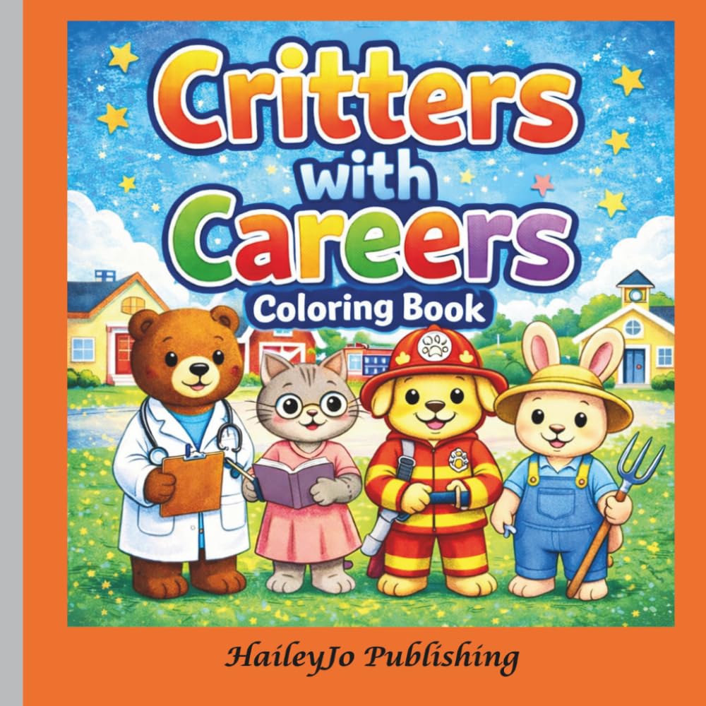 Critters With Careers Coloring Book