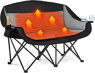 Heated Heated Double Camping Chair