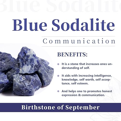 Miniatura 6 de Rockcloud 2 pomos redondos de piedra de cristal con tornillos para cajones para armario, armario, aparador, decoración del hogar, sodalita