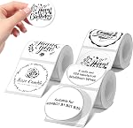 NIIMBOT Étiquettes 3 Rolls Set pour B1/B21/B3S Imprimante autocollante, 40x30mm ((en milliers d'euros) 230 Étiquettes/Roll, Ruban d'étiquetage de renouvellement pour le bureau des écoles à domicile Petites entreprises (Blanc)