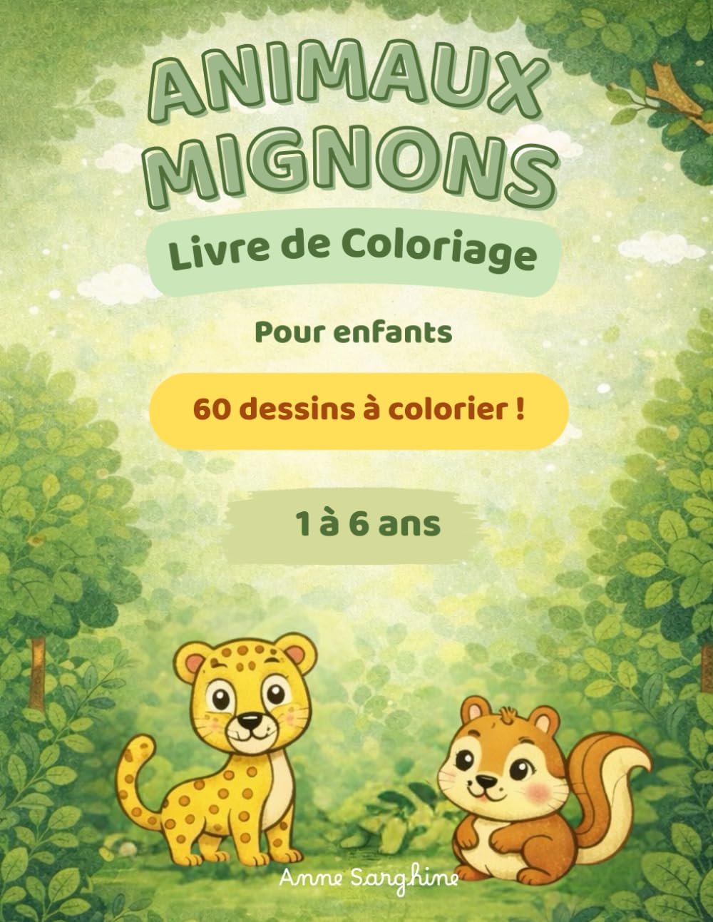 Animaux mignons coloriage Livre de Coloriage pour enfants