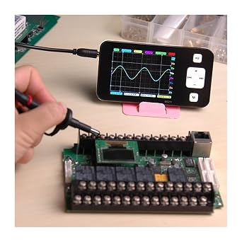 MINI DS211 LED Display Professional Digital Oscilloscope Inspection And Maintenance Electronic Equipment Analog Bandwidth(Package 2)
