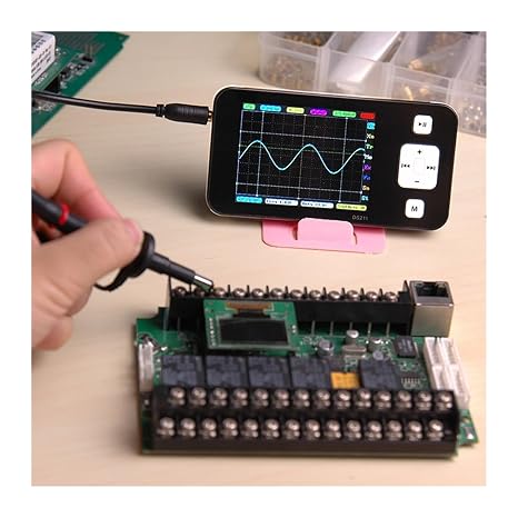 MINI DS211 LED Display Professional Digital Oscilloscope Inspection And Maintenance Electronic Equipment Analog Bandwidth(Package 2)