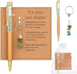New Job Gifts for Women, 4-Piece Pen Sets for Ladies with Crystal Pen, N...