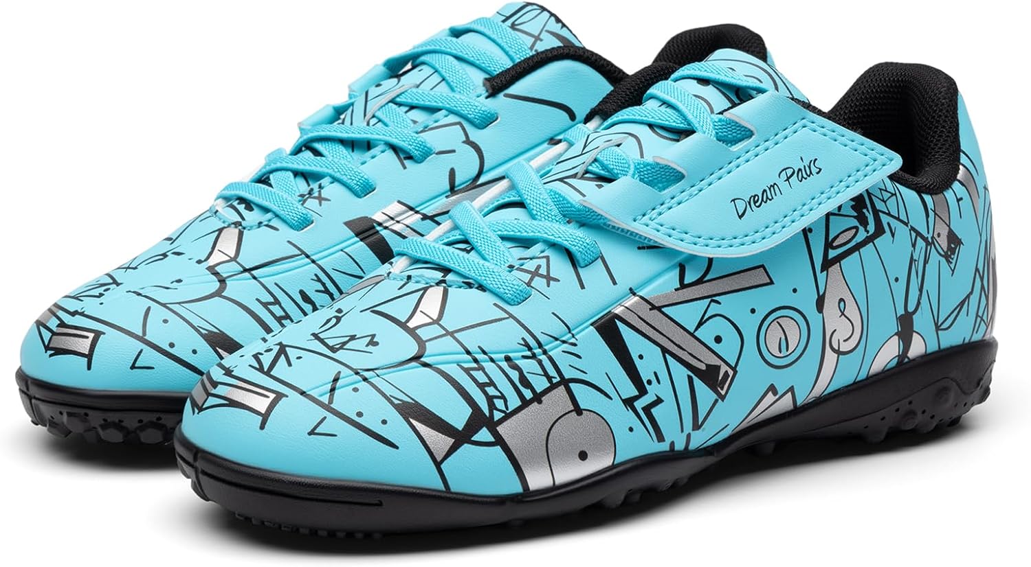 DREAM PAIRS Boys Girls Indoor Turf Soccer Cleats Lace Up Athletic Youth Futsal Football Casual Shoes for Little/Big Kid - Image 6