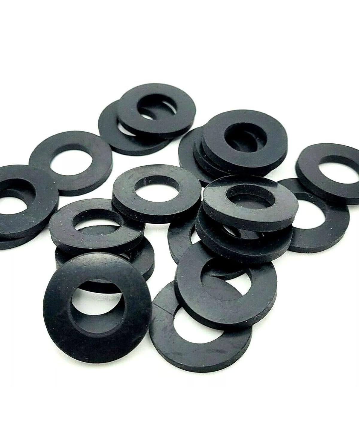 Rubber Flat Washer 1/2" ID x 1" OD X 1/8" Thick (24)