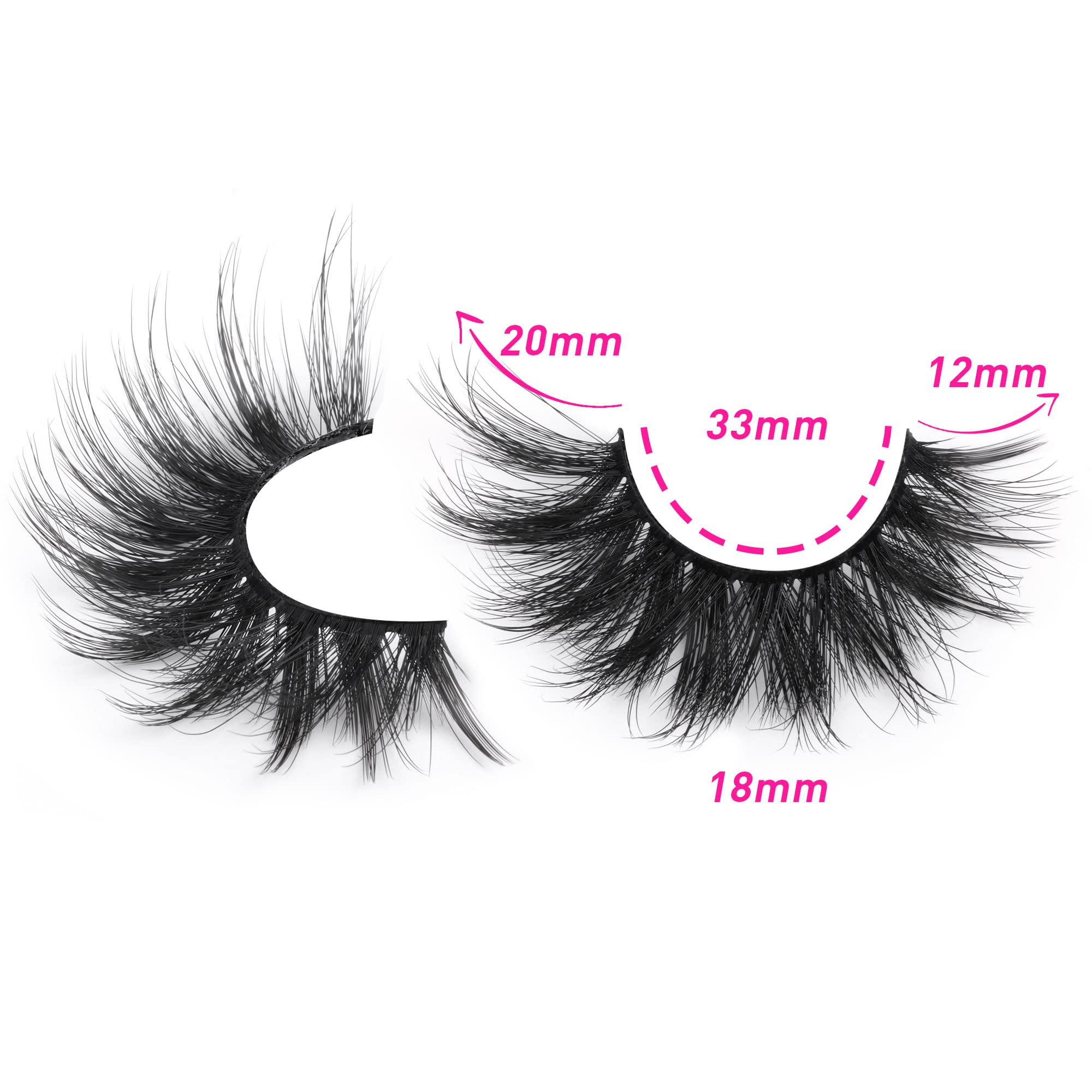 False Eyelashes 10 Pairs Manga Lashes Japanese Style Anime Thick Cosplay Lashes Natural Look 16MM Spiky 8D Wispy Faux Mink Lashes Full Strip Doll Lashes by FANXITON