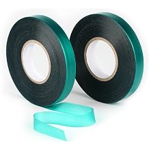 KINGLAKE GARDEN Stretch Tie Tape Roll - 2 Rolls Total 300 Feet 1/2" Green Garden Tape Plant Tapes Plant Garden Tie for Climbing Plants Branches Flowers