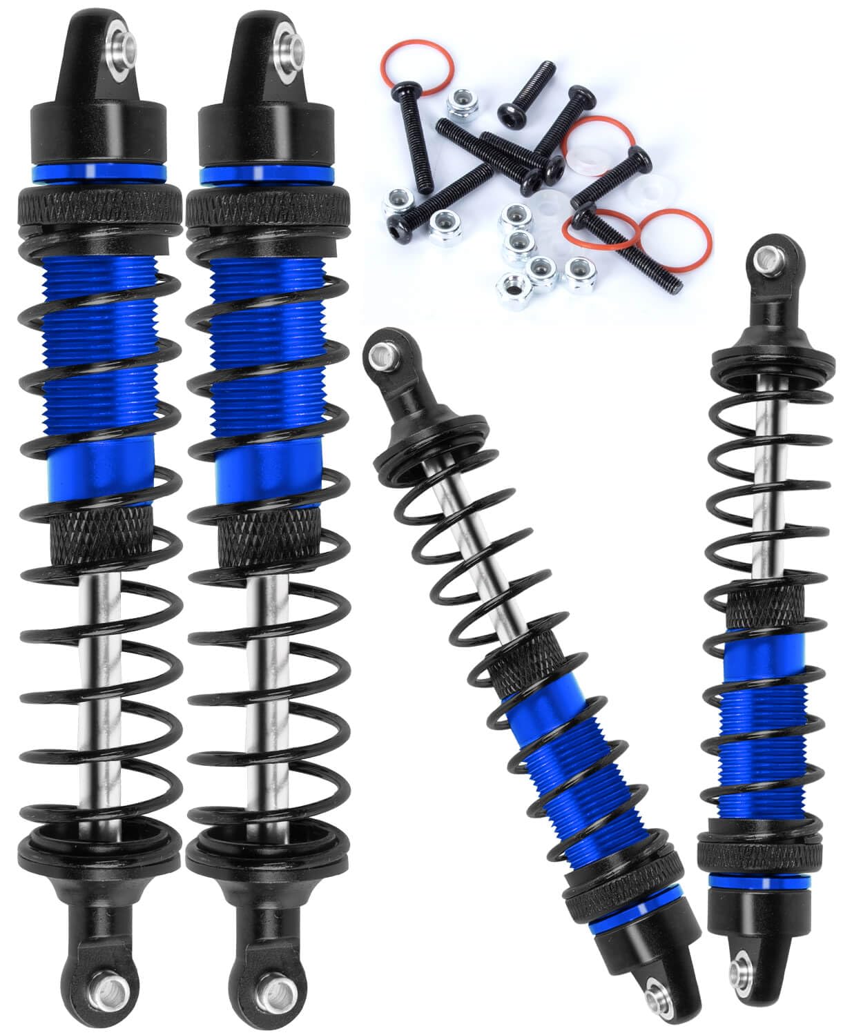Support De Suspension Bras Inférieur Pour Voiture RC 1/8 (Kraton, Senton, Typhon, Talion) - En Alliage Aluminium Et Fibre Carbone