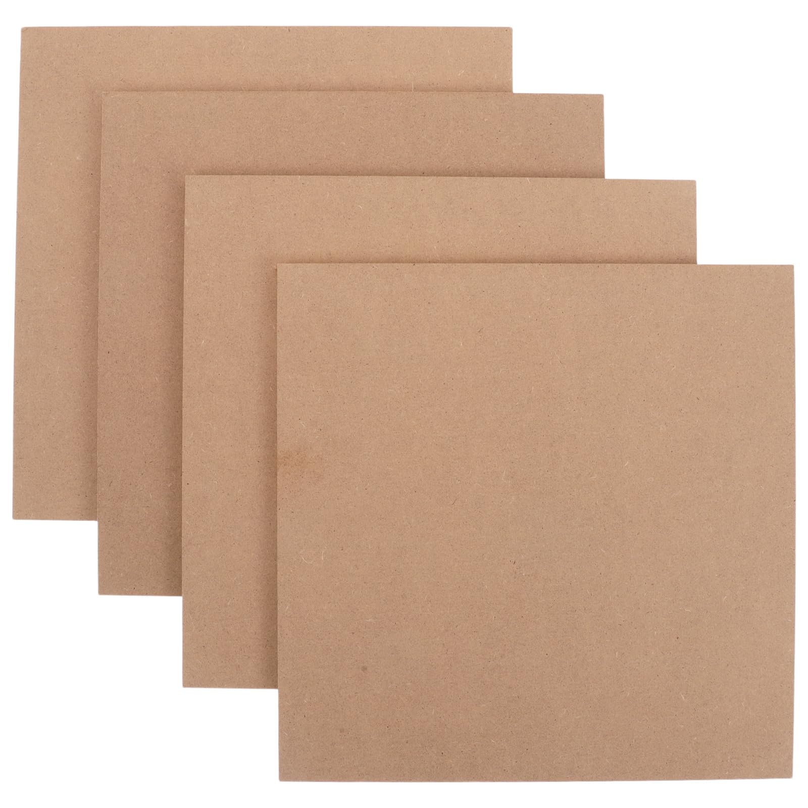 Panneaux en MDF vierges Lurrose pour dessin arts plastiques et décoration intérieure lot de 4