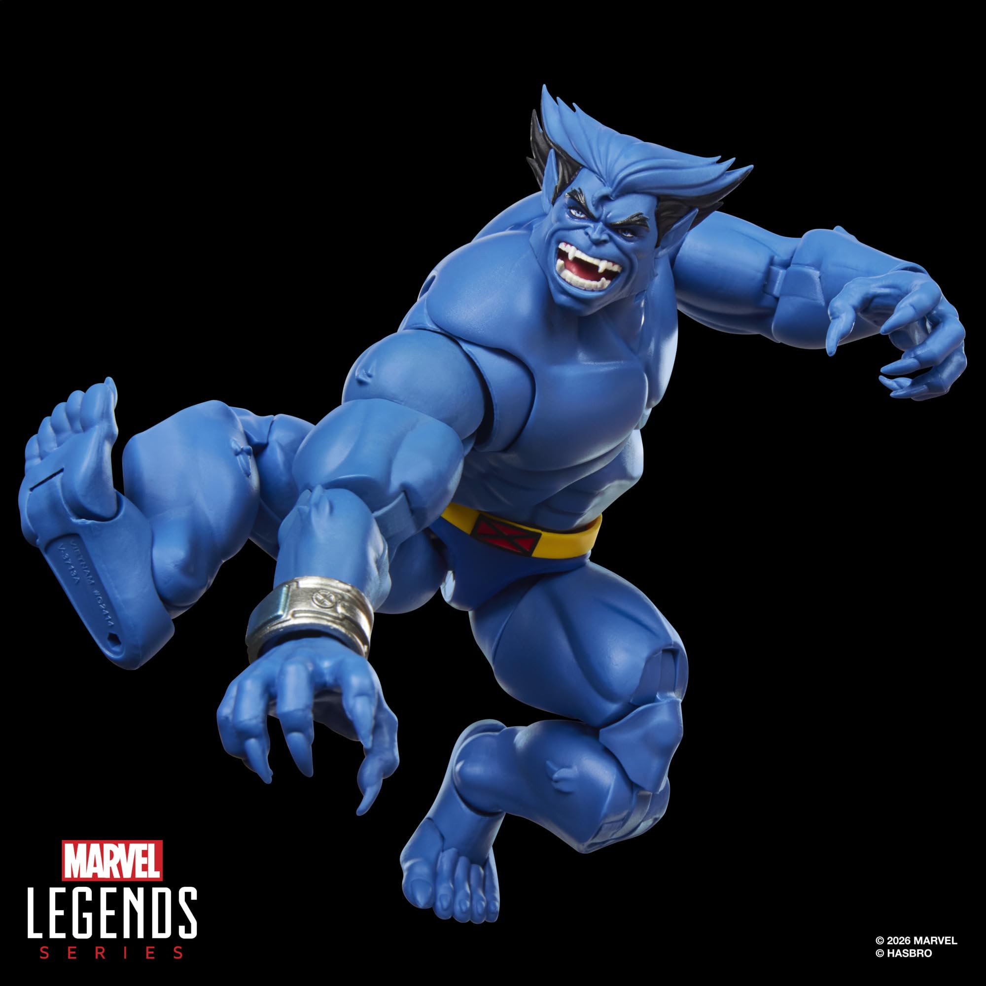 Serie Hasbro Marvel Legends, Marvel's Beast, action figure collezionabile ispirata a "X-Men '97", in scala da 15 cm