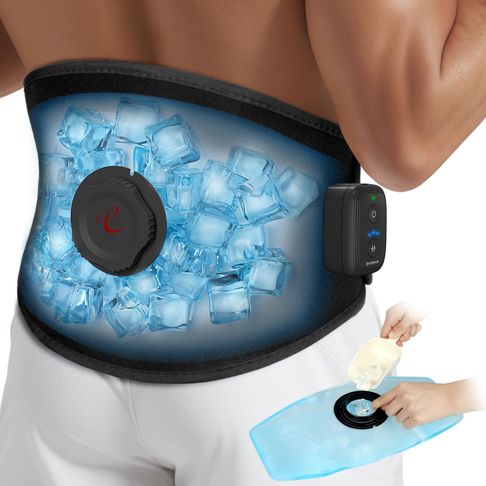 Amazon.com: Comfytemp Compression Back Ice Pack, FSA Wearables HSA