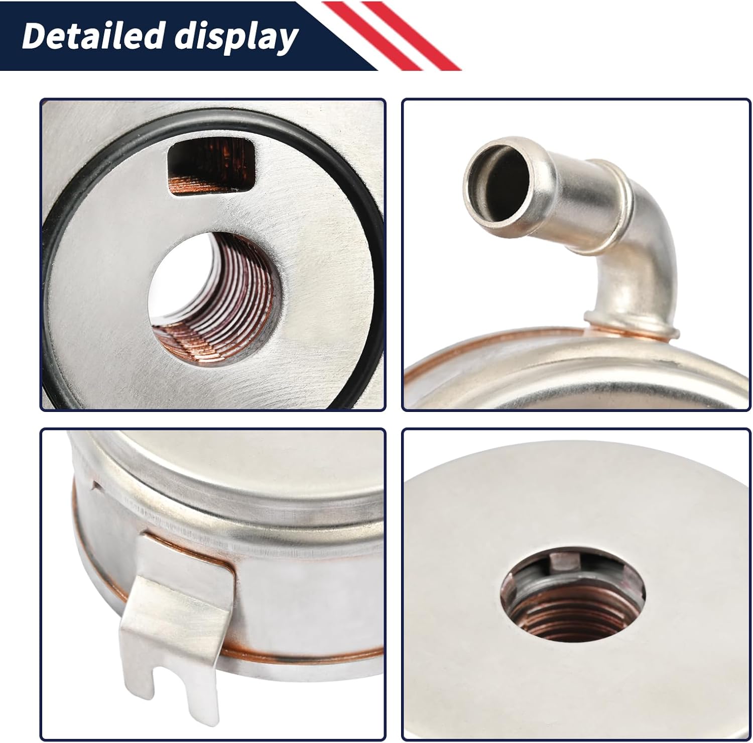 Oil Cooler Assembly Compatible with Toyota 4Runner Tacoma T100 1995-2004 3.4L Engine Replaces 15710-62050 1571062050