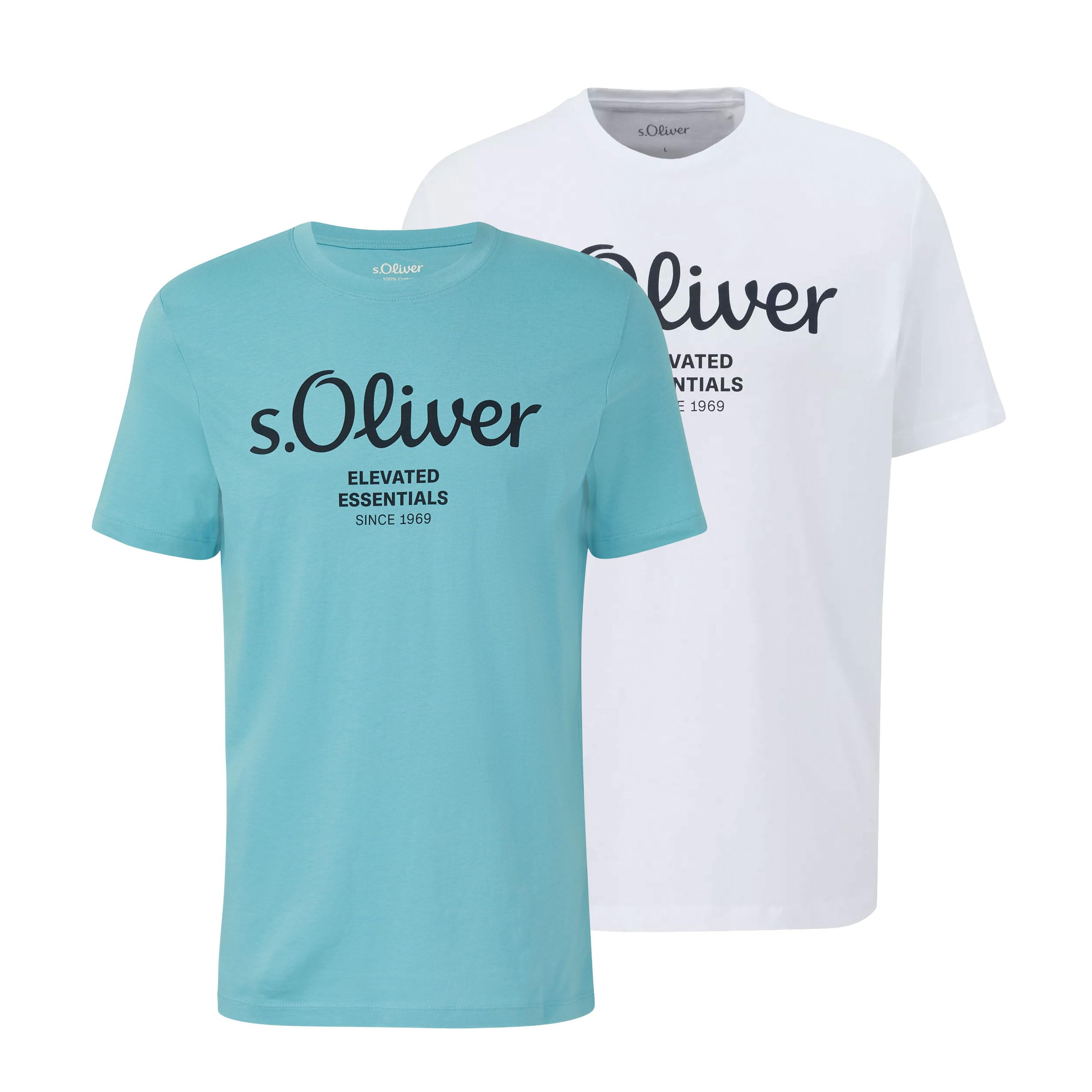 s.Oliver Herren T-Shirt mit Logodruck (DE/NL/SE/PL