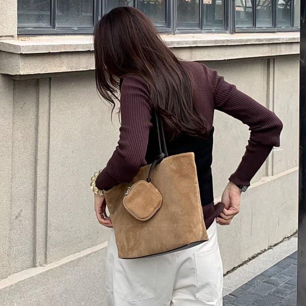 Borsa Tote retrò, Capiente, Casual, Versatile, a Tracolla, Ideale per Viaggi E Uso Quotidiano.