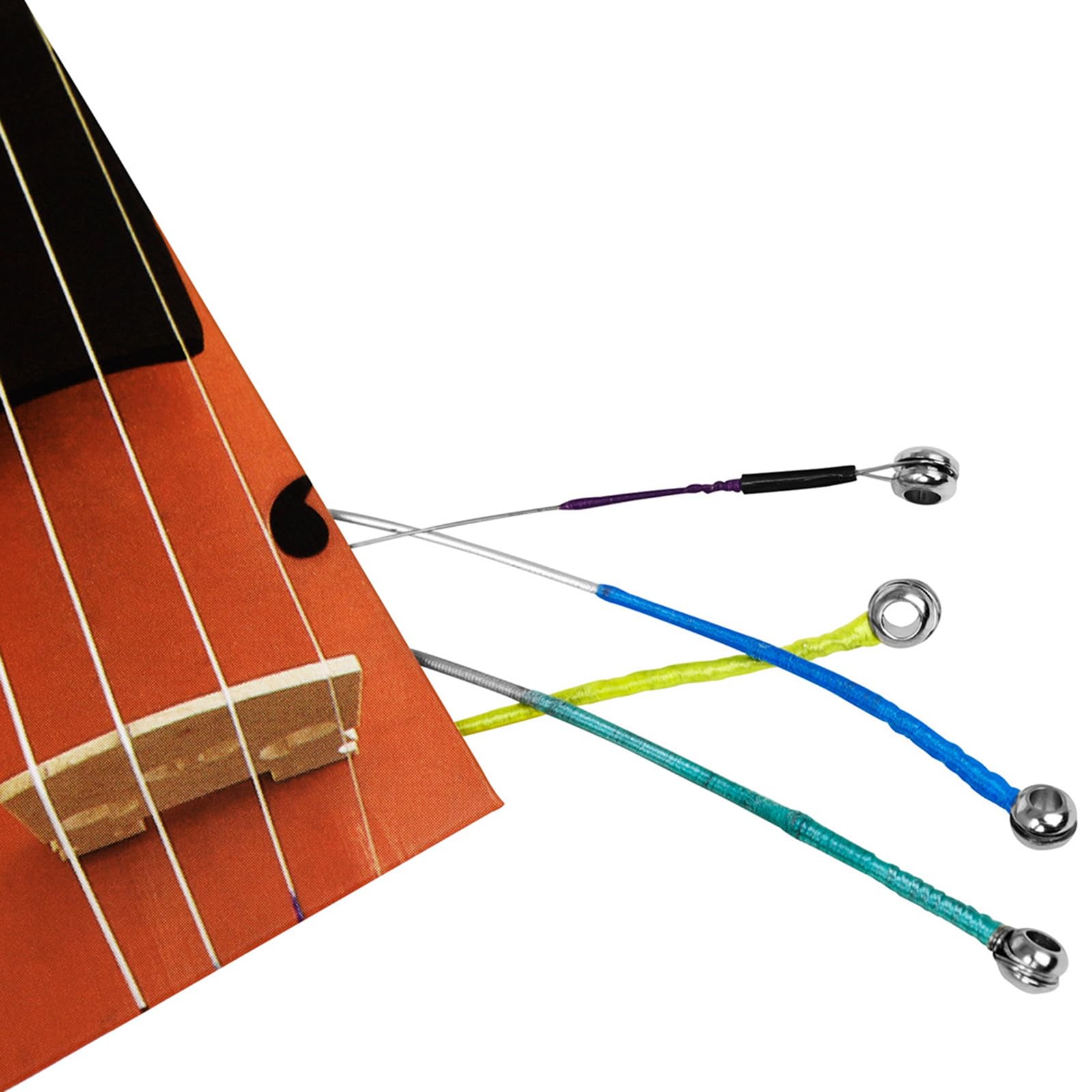 Corde per Violino Sfera Nichelata In Acciaio Inox Tensione Media Adatto Per Esercizi Sul Palco