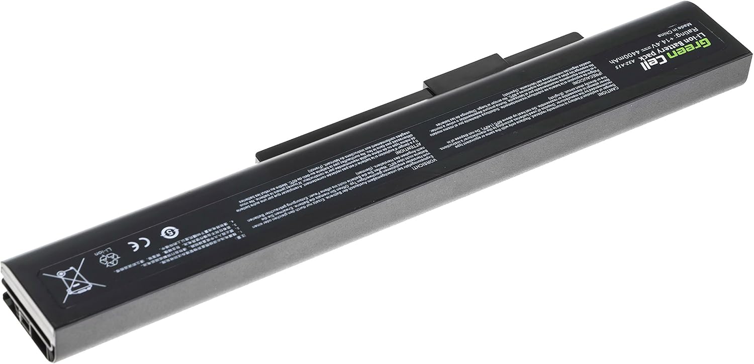Аккумулятор Green Cell A42-A15 для Medion Akoya E6221, E6222, E6227, E6234, E7219, E7220, E7221, E7222, P6631, P6633, P6634, P6640, P6815, P7621, P7815, P7818, Erazer X6815, X6816, MSI CR640, CR640DX, CR640MX, CX640 (4400 мА·ч)