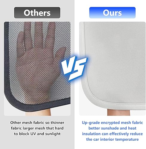 Miniatura 4 de Parasol de techo de vidrio para R1T, cubiertas de techo corredizo con cubierta aislante compatible con accesorios Rivian R1T 2022 2023 2024 (gris)