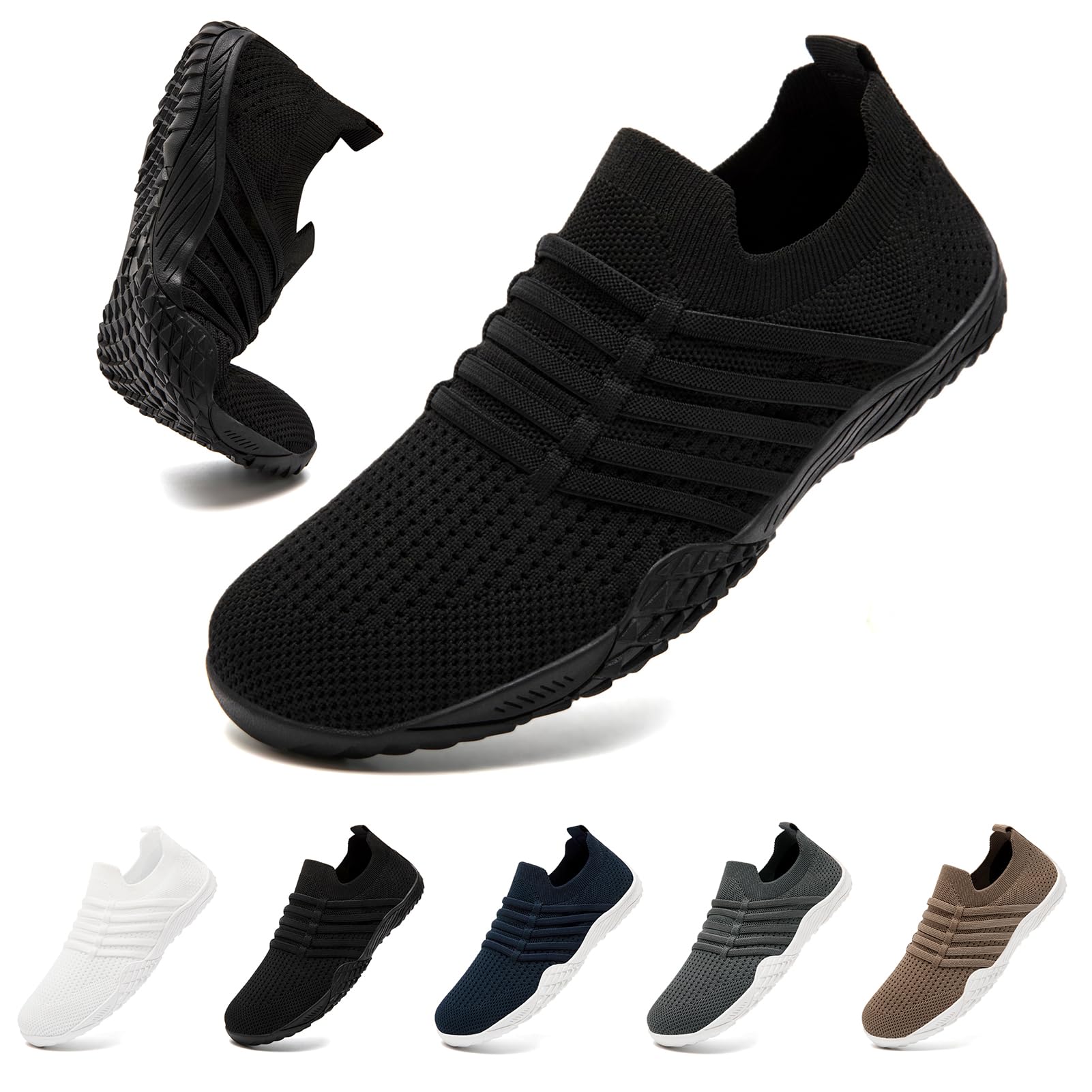 Barfußschuhe Damen Leichte Laufschuhe Turnschuhe Sportschuhe Sommerschuhe | Bequeme schuhe damen,barfuss schuhe,leichte sneaker,hallenschuhe damen,atmungsaktive schuhe,rutschfeste schuhe,barefoot shoes