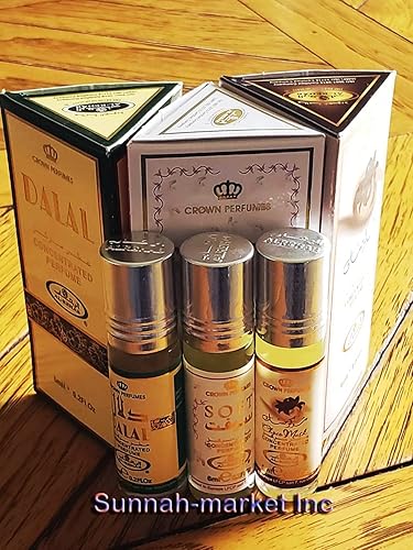 Miniatura 2 de Al-Rehab - Aceites de perfume  Paquete especial de 3  Almizcle Choco  Suave  Dalal