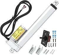 RVMARINEPAT 8 Inch 12V Linear Actuator 330lb Thrust High Speed 10mm/s Heavy Duty with Manual Controller