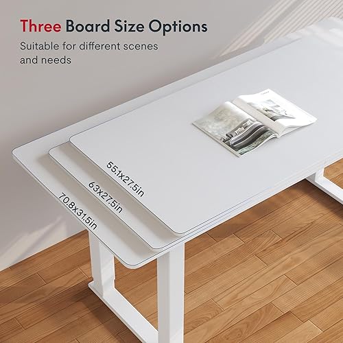 Miniatura 8 de SANODESK Escritorio de pie de 4 patas, escritorio eléctrico ajustable en altura con ajustes preestablecidos de memoria para oficina en casa,