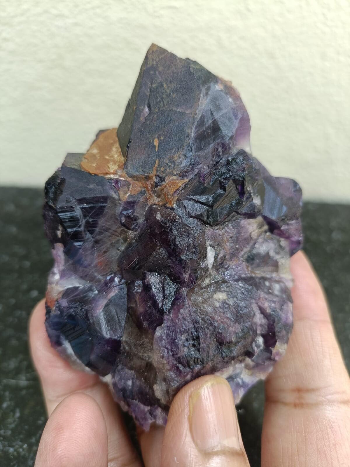 Luminous Amethyst Auralite 23 Stone 256 Grams