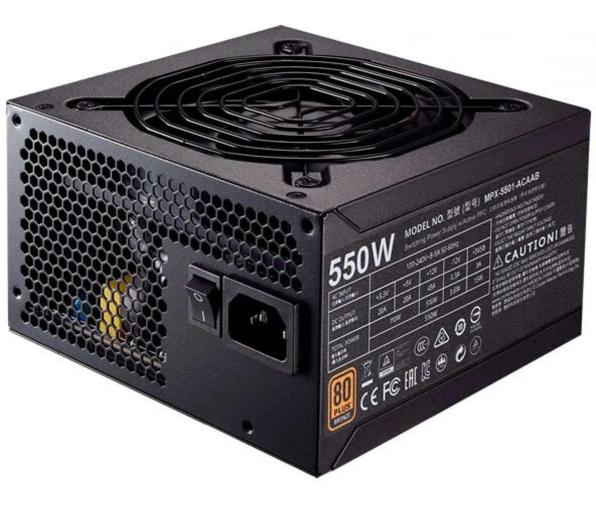 Fonte Atx 550w Reais Gamer Dex Dx-550 80 Plus Bronze | Amazon.com.br