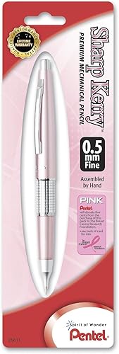 Pentel 10 - Elegante lápiz automático 0020in rosa metálico brillante P1035BPP-BC Pentel 10 - Elegante lápiz automático 0020in rosa metálico brillante P1035BPP-BC