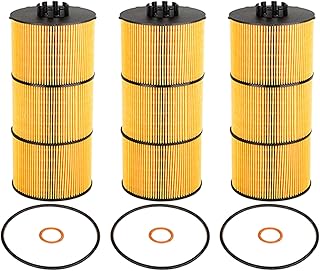 P551005 Oil/Lube Filter Compatible with 2012-2020 Freightliner Trucks & Buses 114SD 122SD 2012-2020 Western Star Trucks 4700SB 2009-2017 4900FA Replaces A4721800109 LF17511 P7505(set of 3)