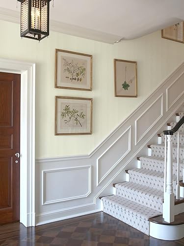 Vista 33 de Orainege Papel tapiz para despegar y pegar, color azul claro, papel de contacto texturizado de 15.7 x 118.1 pulgadas, papel de pared autoadhesivo