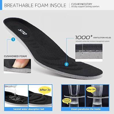 STQ Slip on Sneakers Women Tennis Walking Shoes Wide Toe Box Cushion
