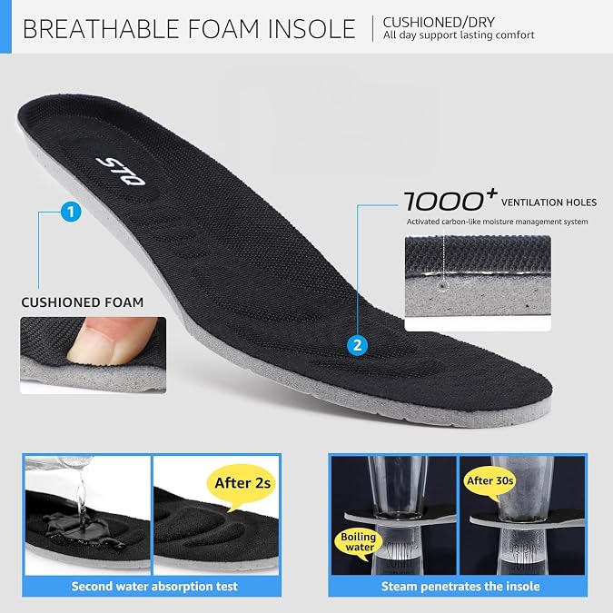 STQ Slip on Sneakers Women Tennis Walking Shoes Wide Toe Box Cushion
