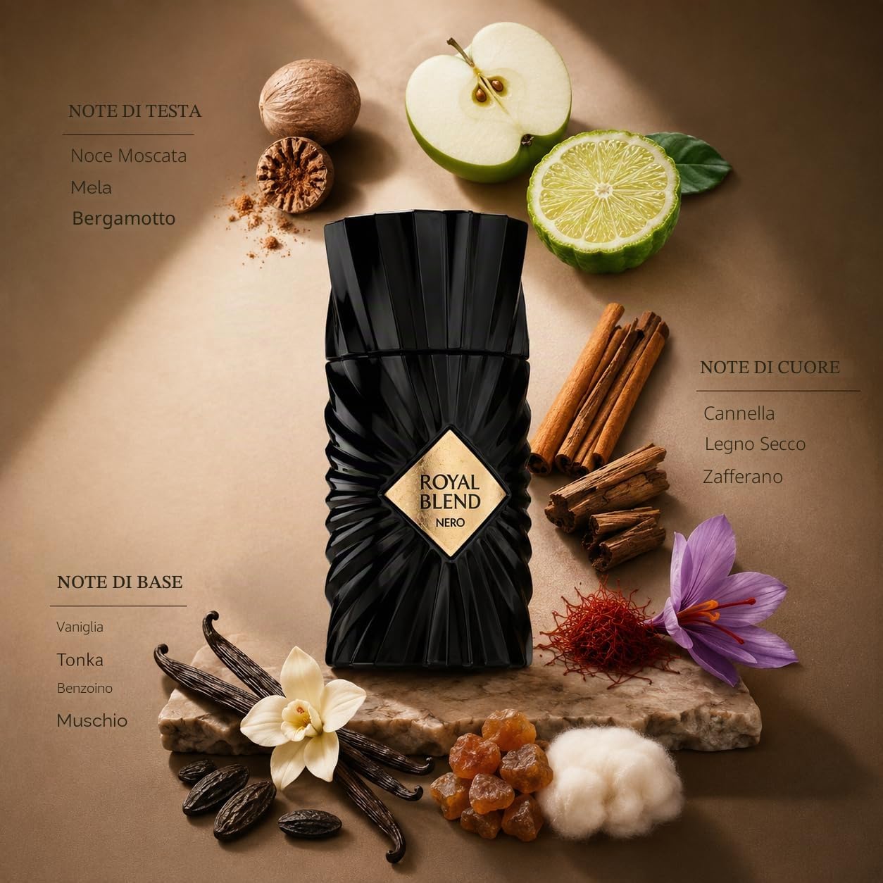 Royal Blend Nero Estratto di Profumo 100ml