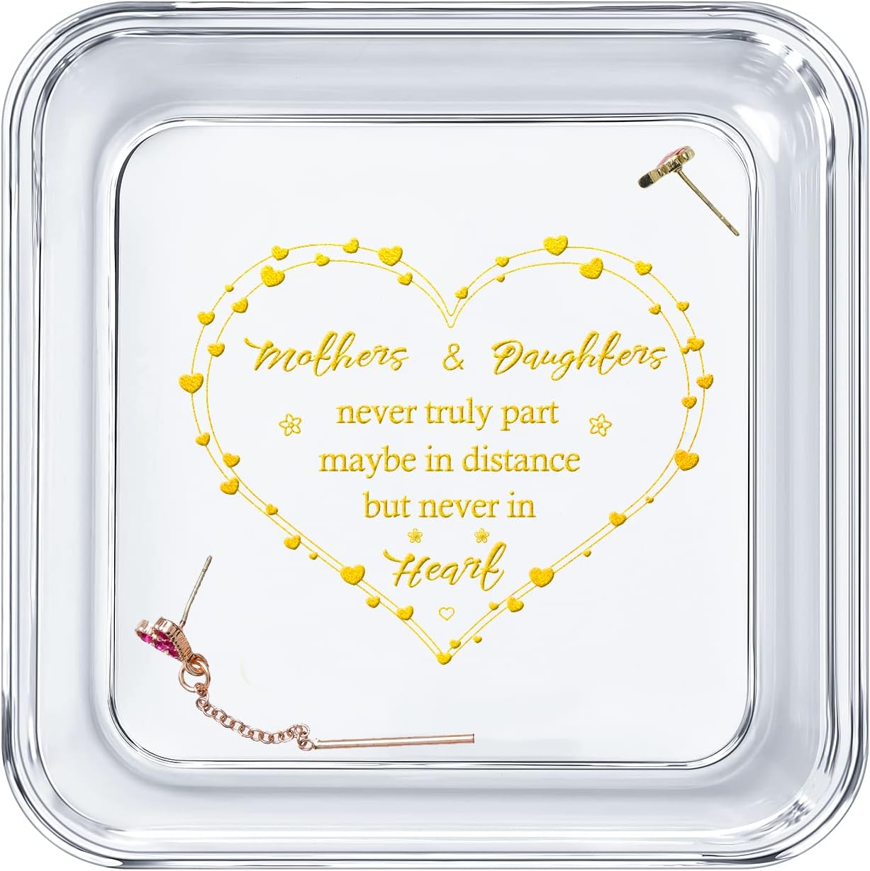 Love Between a Mother and Daughter Trinket Tray